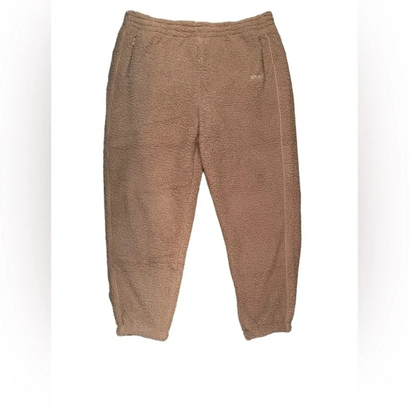 SOLD OUT Skims Teddy joggers tigers eye super soft zip pockets size XL - Picture 4 of 13